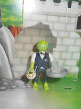 LOT FIGURINE  ACCESSOIRE PLAYMOBIL PERSONNAGE SERVEUR FANTOME HALLOWEEN