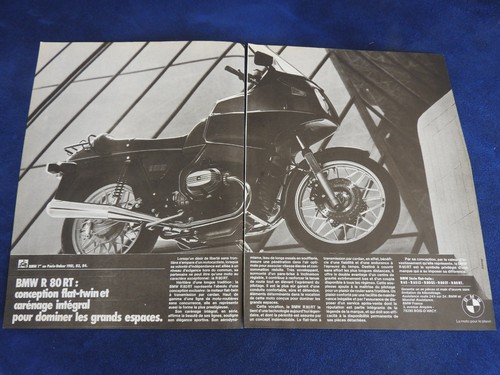 Publicité double page - double, moto