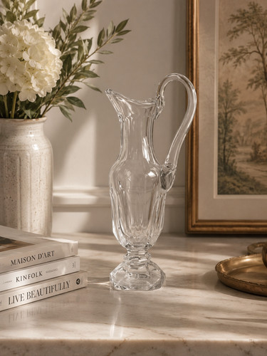 Aiguière cristal taillé - en,