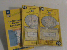 lot de 3 cartes routières