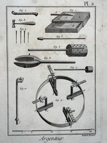 Argenteur outils gravure - outils,