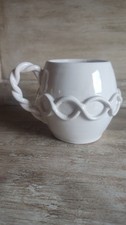  Tasse en Faïence Blanche -