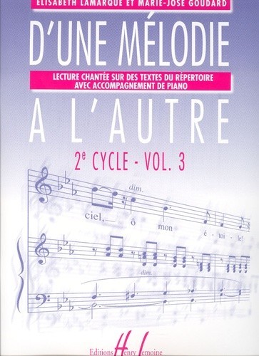 Partition une mélodie - partition, d'une