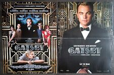 THE GREAT GATSBY DiCaprio Baz Luhrman ORIGINAL french movie poster x 2