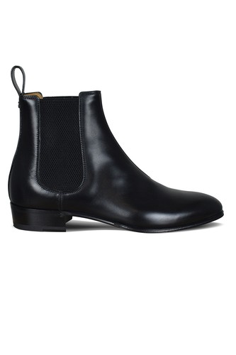 Leather boots