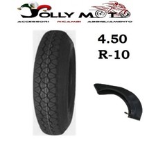 Pneumatique 4.50 - 10 PR8 Pour piaggio ape Mp 501 Abeille Mp 600 - 601 + Salle