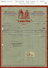 Paris X ème 53 Rue de Ponthieu - Belle Entête Rare Poupées Articulées 28/03/1928