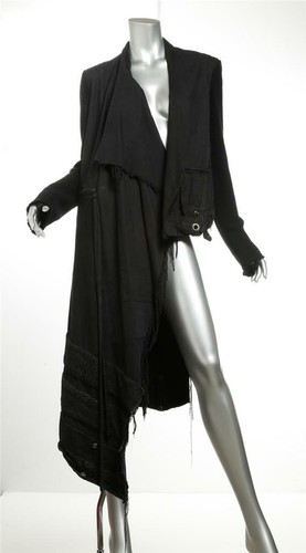 Greg lauren black open front - greg,