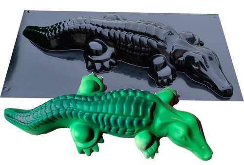 Moule béton crocodile
