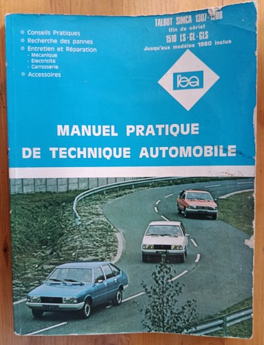 Revue technique talbot simca - technique,
