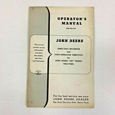John Deere Operator's Manual