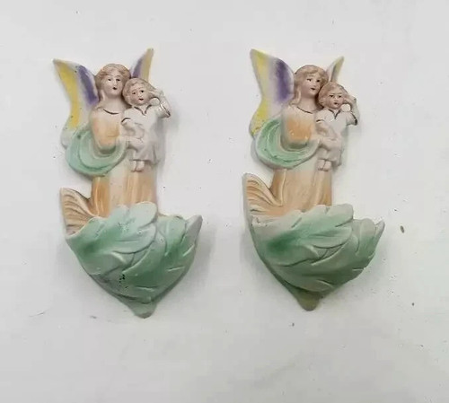 Paire bénitiers en - bénitiers,