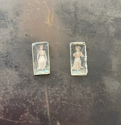 Antique painting ladies - painting,
