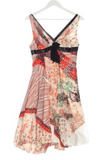 TRICOT CHIC Robe empire Dames Robe T EU 40 blanc cassé-orange clair-noir