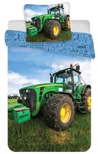 Parure de Lit Tracteur Vert