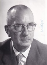 Karl Ziegler - Prix Nobel de chimie 1963 - Photo - originale signée