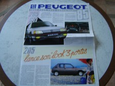 Journal Peugeot 1985 Catalogue publicitaire 205 GTI T16 305 505 104 J5 J9