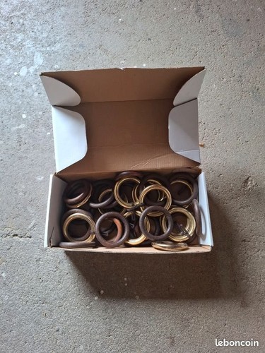 Coffret anneaux rideaux - anneaux, a
