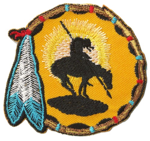Ecusson patche sioux indien - patche,