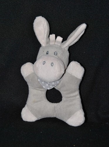 Peluche doudou cheval âne
