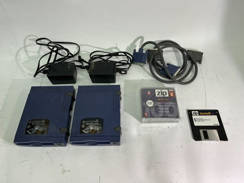Assorted lot zip drives and - assorted,