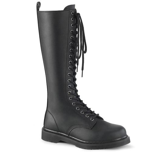 Black military combat punk - black,