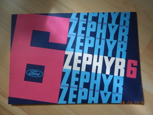 Catalogue ford zephyr - zephyr, 1962