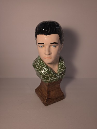 Elvis presley ceramic bust - presley,