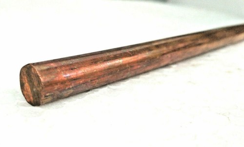 Tige ronde cuivre de - tige, en
