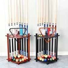 Billard Pool Cue Rack Wood 8