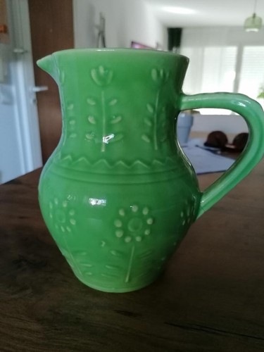 Ancien pichet digoin vert - ancien,