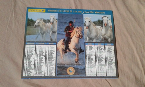 Calendrier des postes almanach - calendrier,