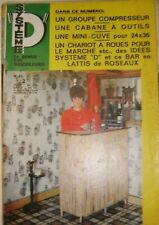 Système D N° 272 1968 DIY Bricolage Récup Groupe compresseur Mini Cuve Chariot