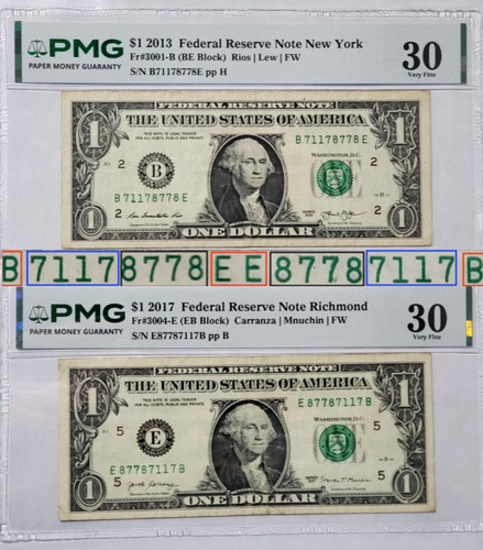 Fancy serial number bills - number,
