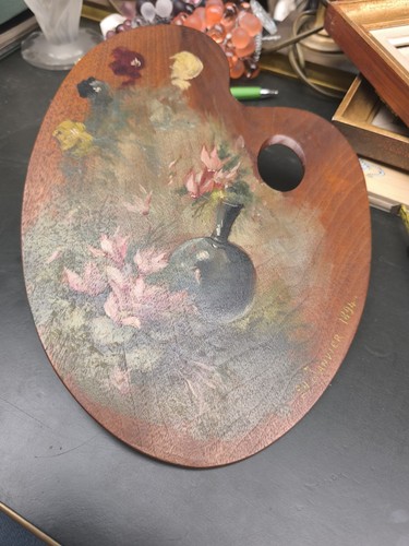 Ancienne palette peintre - ancienne,