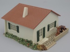 Villa landaise avec homme