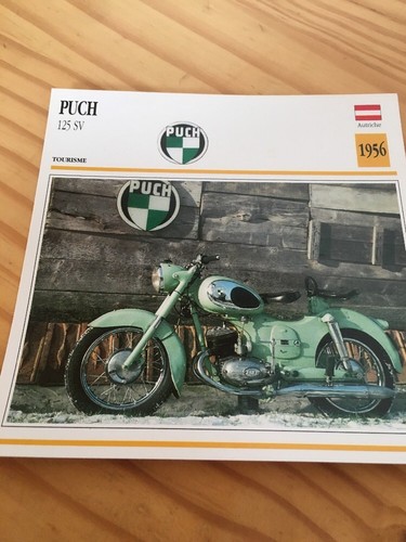Puch 125sv 1956 125 carte - puch, sv