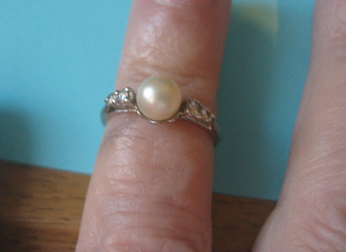 Bague perle culture - perle,