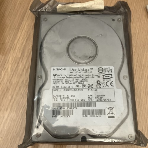 Disque dur ide - ide, hitachi