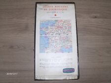 ANCIENNE CARTE DE FRANCE ROUTIERE ET TOURISTIQUE PLASTIFIEE RECTA FOLDEX TBE