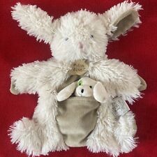 ??Doudou Marionnette Lapin / Chien à Doigts Poche HISTOIRE D’OURS NEUF
