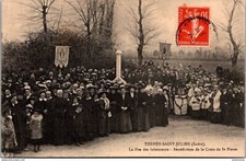 S14925 cpa 36 Thevet Saint Julien - la Fête des laboureurs - Bénédiction de la C