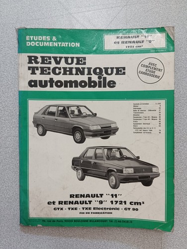 Rta revue technique automobile - revue,