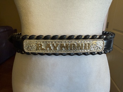 Circle western leather belt - western,