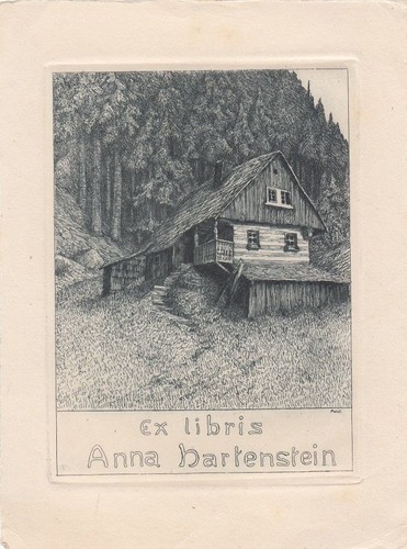 Exlibris livre art radierung - livre, d'art