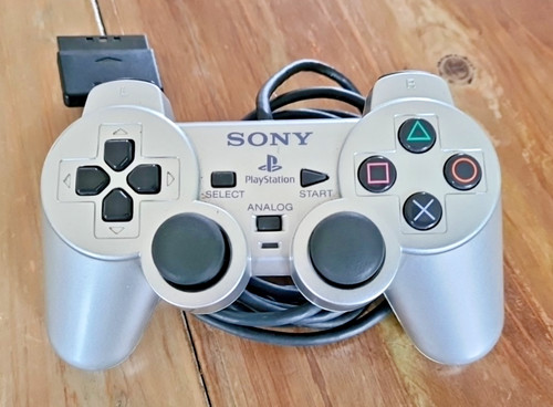 Semi manette ps2 silver - manette,