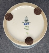 vase bing & grondahl bateau a voile et vapeur  royal copenhague porcelaine