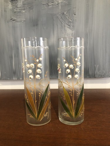 Paire vases rouleau en - vases,