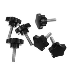 Lot de 6 boutons filetés en