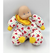 Ancienne poupée blanc rouge